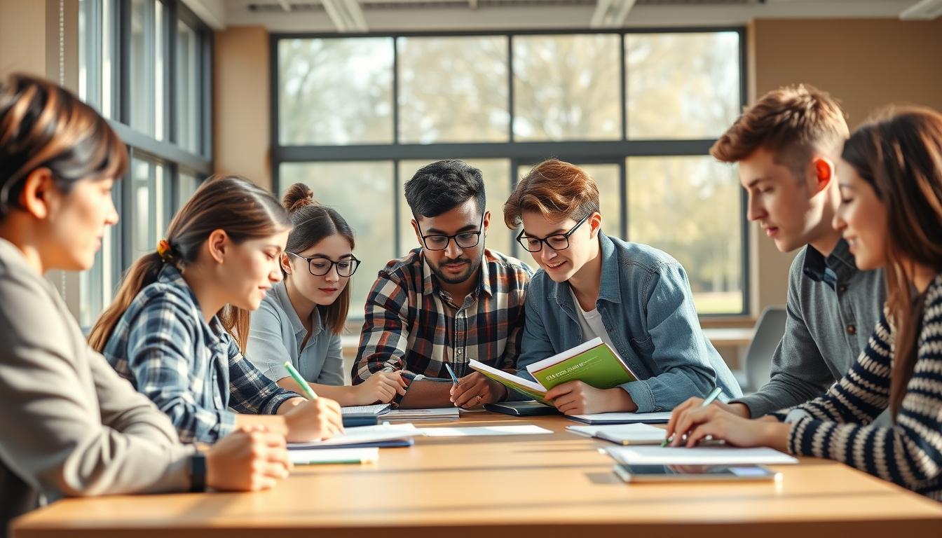 University campus and academic environment in Cambridge